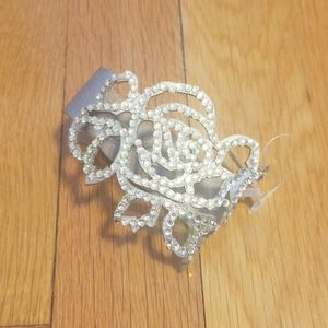 Rose crystal bracelet